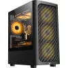 Formula Számítógépház - AirMesh G3 Black (fekete, ablakos, 1x12cm venti, mATX, 1xUSB3.0, 2xUSB2.0)