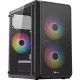 Formula Számítógépház - Air Mesh G4 Black (fekete, ablakos, 1x12cm venti, mATX, 1xUSB3.0, 1xUSB2.0)