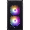 Formula Számítógépház - Air Mesh G4 Black (fekete, ablakos, 1x12cm venti, mATX, 1xUSB3.0, 1xUSB2.0)