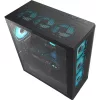 Formula Számítógépház - AirPower G5 Plus Black (fekete, ablakos, 4x12cm venti, EATX, 2xUSB3.0, 1xType-C)