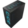 Formula Számítógépház - AirPower G5 Plus Black (fekete, ablakos, 4x12cm venti, EATX, 2xUSB3.0, 1xType-C)
