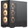 Formula Számítógépház - Air Power G9 Duo PA Black (fekete, ablakos, 4x12cm venti, EATX, 2xUSB3.0, 1xType-C)