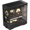 Formula Számítógépház - Crystal U9 PA Black (fekete, ablakos, 4x12cm venti, EATX, 2xUSB3.0, 1xType-C)