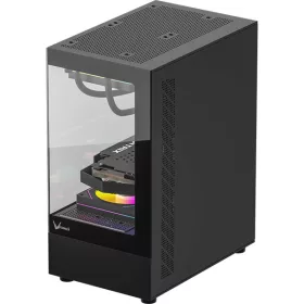   Formula Számítógépház - Crystal Z1CM Black (fekete, ablakos, mATX, 1xUSB3.0, 1xType-C)