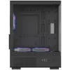 Formula Számítógépház - Crystal Z1CM Plus Black AR V2 (fekete, ablakos, mATX,3x12 cm venti,1xUSB2.0, 1xUSB3.0, 1xType-C)