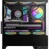 Formula Számítógépház - Crystal Z1M Black (fekete, ablakos, mATX, 1xUSB3.0, 1xUSB2.0)