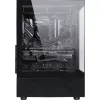 Formula Számítógépház - Crystal Z1+ Black (fekete, ablakos, 3x12cm venti, ATX, 1xUSB3.0, 1xUSB2.0)