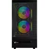 Formula Számítógépház - Crystal Z8 Cosmic Black (fekete, ablakos, 6x12cm venti, ATX, 1xUSB3.0, 1xUSB2.0, 1xType-C)