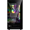 Formula Számítógépház - Crystal Z8 Cosmic Black (fekete, ablakos, 6x12cm venti, ATX, 1xUSB3.0, 1xUSB2.0, 1xType-C)