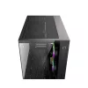 ID-Cooling Számítógépház - VIEW 500 ARGB (ablakos, 3x12cm A-RGB, BTF, mATX, 1xUSB3.0, 1xUSB2.0, fekete)