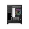 ID-Cooling Számítógépház - VIEW 500 ARGB (ablakos, 3x12cm A-RGB, BTF, mATX, 1xUSB3.0, 1xUSB2.0, fekete)