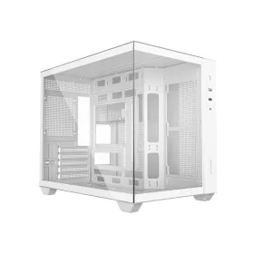   ID-Cooling Számítógépház - VIEW 500 WH (ablakos, venti nélkül, BTF, mATX, 1xUSB3.0, 1xUSB2.0, fehér)