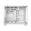 ID-Cooling Számítógépház - VIEW 500 WH (ablakos, venti nélkül, BTF, mATX, 1xUSB3.0, 1xUSB2.0, fehér)