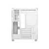 ID-Cooling Számítógépház - VIEW 500 WH (ablakos, venti nélkül, BTF, mATX, 1xUSB3.0, 1xUSB2.0, fehér)