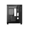 ID-Cooling Számítógépház - VIEW 500 (ablakos, venti nélkül, BTF, mATX, 1xUSB3.0, 1xUSB2.0, fekete)