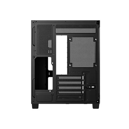 ID-Cooling Számítógépház - VIEW 500 (ablakos, venti nélkül, BTF, mATX, 1xUSB3.0, 1xUSB2.0, fekete)