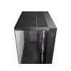 ID-Cooling Számítógépház - VIEW 510 ARGB (ablakos, 4x12cm A-RGB,  BTF, ATX, USB3.0, 1xUSB-C, fekete)
