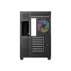 ID-Cooling Számítógépház - VIEW 510 ARGB (ablakos, 4x12cm A-RGB,  BTF, ATX, USB3.0, 1xUSB-C, fekete)