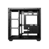ID-Cooling Számítógépház - VIEW 510 (ablakos, venti nélkül, BTF, ATX, USB3.0, 1xUSB-C, fekete)