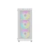 ID-Cooling Számítógépház - WARE 300 ARGB WH (ablakos, 4x12cm A-RGB, mATX, USB3.0, 1xUSB2.0, fehér)