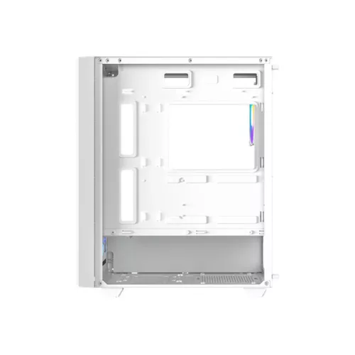 ID-Cooling Számítógépház - WARE 300 ARGB WH (ablakos, 4x12cm A-RGB, mATX, USB3.0, 1xUSB2.0, fehér)