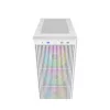 ID-Cooling Számítógépház - WARE 300 ARGB WH (ablakos, 4x12cm A-RGB, mATX, USB3.0, 1xUSB2.0, fehér)