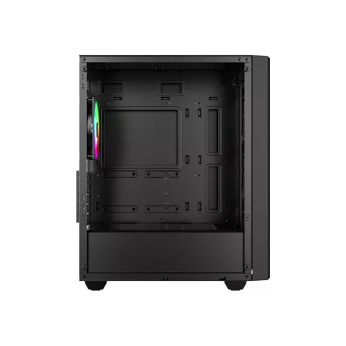 ID-Cooling Számítógépház - WARE 300 ARGB (ablakos, 4x12cm A-RGB, mATX, USB3.0, 1xUSB2.0, fekete)
