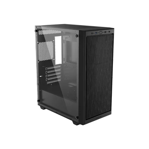 ID-Cooling Számítógépház - WARE 300 (ablakos, venti nélkül, mATX, USB3.0, 1xUSB2.0, fekete)