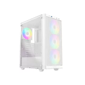  ID-Cooling Számítógépház - WARE 310 ARGB WH (ablakos, 4x12cm A-RGB, ATX, USB3.0, 1xUSB-C, 1xUSB2.0, fehér)