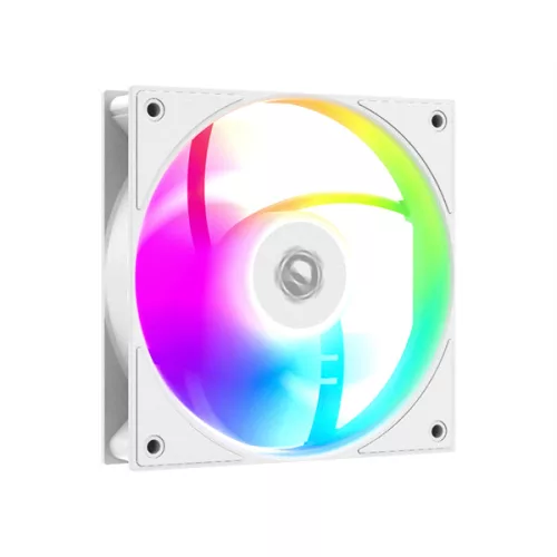ID-Cooling Számítógépház - WARE 310 ARGB WH (ablakos, 4x12cm A-RGB, ATX, USB3.0, 1xUSB-C, 1xUSB2.0, fehér)