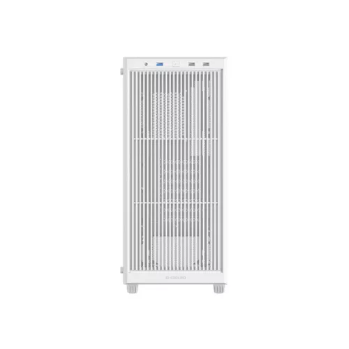 ID-Cooling Számítógépház - WARE 310 WH (ablakos, venti nélkül, ATX, USB3.0, 1xUSB-C, 1xUSB2.0, fehér)