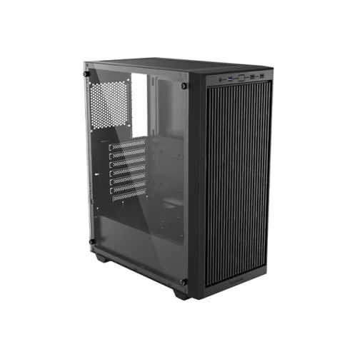 ID-Cooling Számítógépház - WARE 310 (ablakos, venti nélkül, ATX, USB3.0, 1xUSB-C, 1xUSB2.0, fekete)