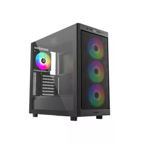   ID-Cooling Számítógépház - WARE 510 ARGB (ablakos, 4x12cm A-RGB, ATX, USB3.0, 1xUSB-C, 1xUSB2.0, fekete)