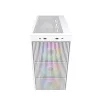 ID-Cooling Számítógépház - WARE 510 ARGB WH (ablakos, 4x12cm A-RGB, ATX, USB3.0, 1xUSB-C, 1xUSB2.0, fehér)