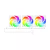 ID-Cooling Számítógépház - WARE 510 ARGB WH (ablakos, 4x12cm A-RGB, ATX, USB3.0, 1xUSB-C, 1xUSB2.0, fehér)
