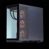 Spirit of Gamer Számítógépház - SPARK Black (fekete, ablakos, 9x12cm ventilátor, alsó táp,  ATX, 2xUSB3.0, 1xUSB-C)