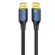 Vention DisplayPort/M (8K,HD, szövet, alu), 2m, kábel
