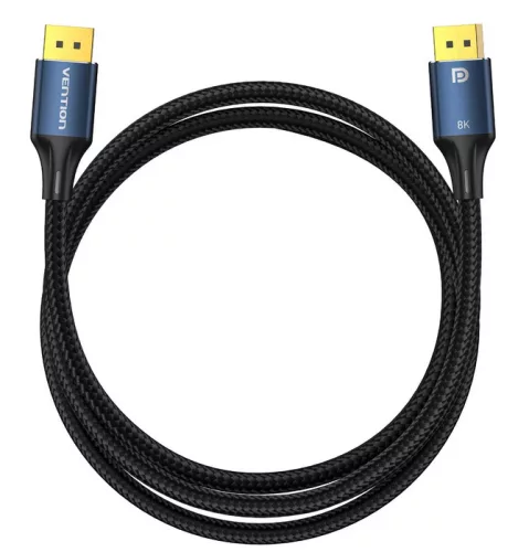 Vention DisplayPort/M (8K,HD, szövet, alu), 2m, kábel