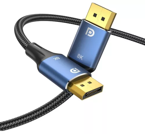 Vention DisplayPort/M (8K,HD, szövet, alu), 3m, kábel