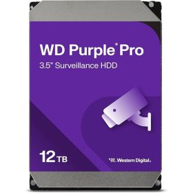   Western Digital Belső HDD 3.5" 12TB - WD122PURP (7200rpm, 512 MB puffer, SATA3 - Purple Pro)