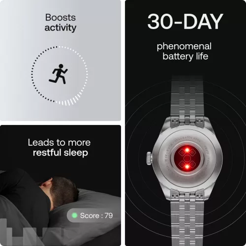 Withings ScanWatch Nova Brilliant 39mm - Titanium Silver