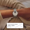 Withings Scanwatch 2 / 38mm (Activity, Sleep Tracker, ECG, Temperature, SPO2 / Stainless steel, fkm wristband, sapphire glass) - White