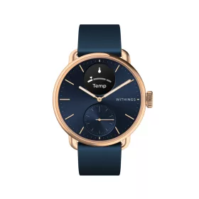   Withings Scanwatch 2 / 38mm (Activity, Sleep Tracker, ECG, Temperature, SPO2 / Stainless steel, fkm wristband, sapphire glass) - Blue