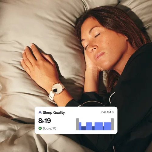 Withings Scanwatch Light / 37mm  (Activity, Sleep Tracker / Stainless steel, fkm wristband, sapphire glass) - Sand