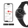 Withings Scanwatch Light / 37mm (Activity, Sleep Tracker / Stainless steel, fkm wristband, sapphire glass) - Black