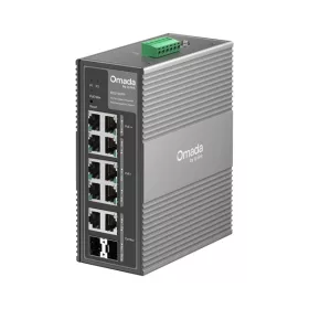   TP-LINK OMADA Switch Ipari 6x1000Mbps(POE+) + 2x1000Mbps(POE++) + 2xGigabit kombó SFP Fémházas, IES210GPP