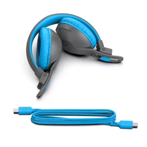 JLAB JBuddies Studio 2 Kids Wireless Headphones - Blue/Gray