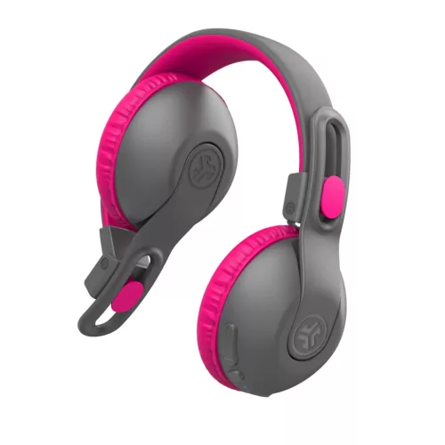 JLAB JBuddies Studio 2 Kids Wireless Headphones - Gray/Pink
