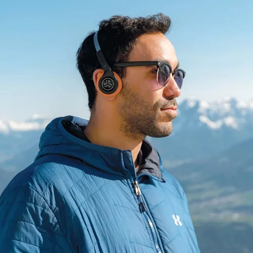 JLAB Rewind Wireless Retro 2 Headphones - Black
