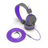 JLab JBuddies Studio Kids Vezetékes Mikrofonos Gyerek Headset - Szürke / Lila